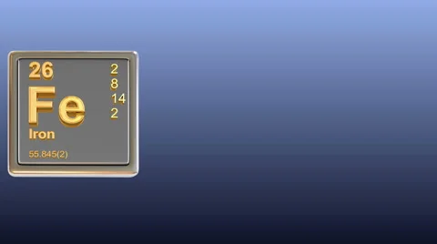 Chemical element. Stock Footage 43005619