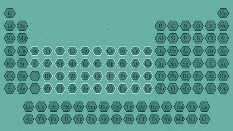 Chemical Elements Loop 動画素材 84731208