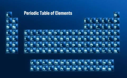  Chemical elements, periodic table of the elements. Chemical elements, per... Foto stock