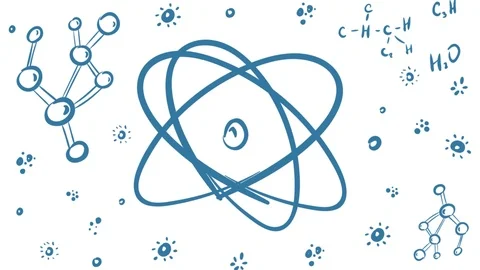 Chemical elements on white background Stock Footage 111890212