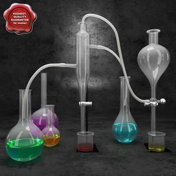 Chemical equipment V5 3D Model