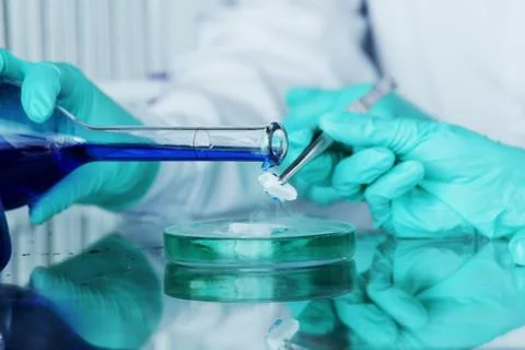Chemical experiment Stock Photos