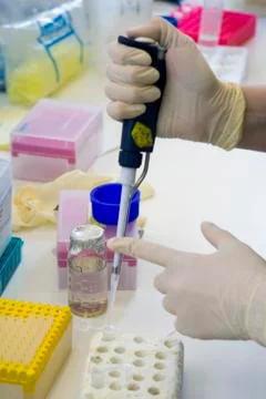 Chemical experiment Stock Photos