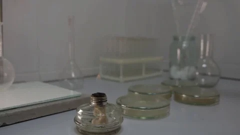 Chemical Experiments Fire Stock Footage 70287673