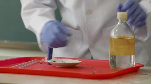 Chemical experiments Stock Footage 243723288