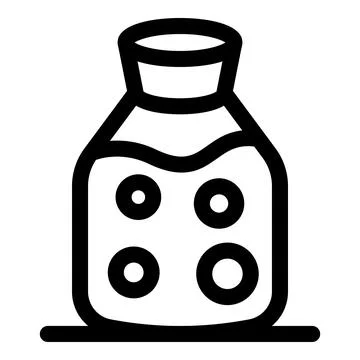 Chemical flask holding liquid with bubbles representing scientific experiment Stock Illustration