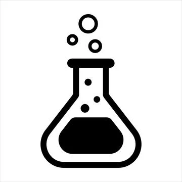 Chemical Flask Icon Stock Illustration