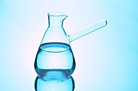 Chemical flasks Stock Photos