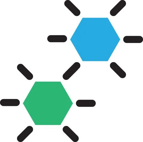 Chemical formula element lab test icon vector Stock Illustration