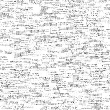 Chemical formulas. scientific, educational background on white. seamless pattern Stock Illustration