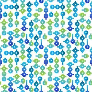 Chemical glasses seamless pattern Stock Illustration