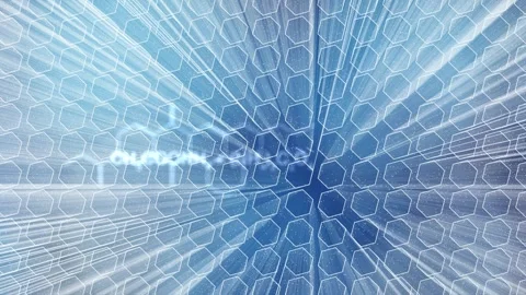 Chemical hexagon pattern with bonds and compounds motion backgrounds Stock Footage 334082020