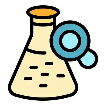 Chemical idea icon vector flat 스톡 일러스트