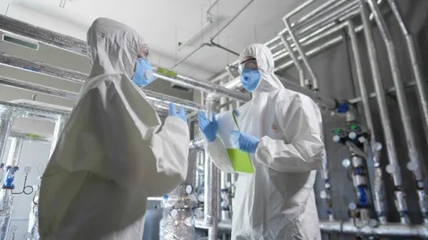 Chemical industry Engineers Stock Footage 109337499