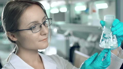 Chemical Interaction Stock Footage 44456851