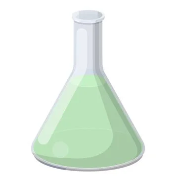 Chemical Lab Flask Stock Illustration
