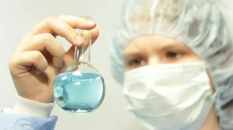 Chemical Laboratory Experiment Stock Footage 11128148