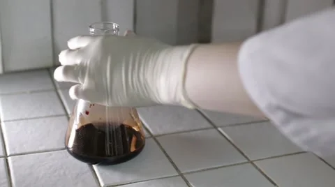 Chemical Laboratory Stock Footage 45000596