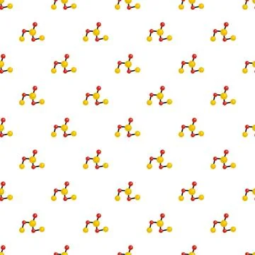 Chemical lattice pattern seamless vector Stock Illustration