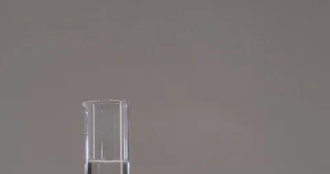 Chemical liquid beaker Video stock 112096552