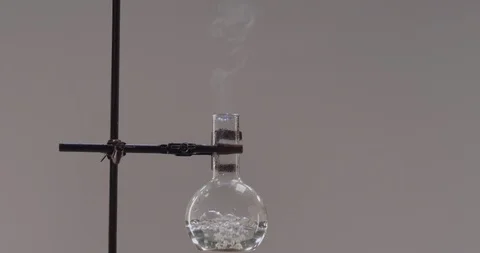 Chemical liquid beaker Stock Footage 112097182