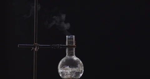 Chemical liquid beaker Stock Footage 112097520