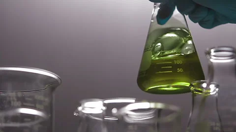 Chemical liquid test Stock Footage 63607049