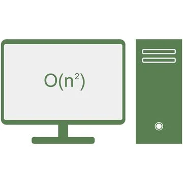 Chemical, math or physics formula on computer screen vector Stock Illustration