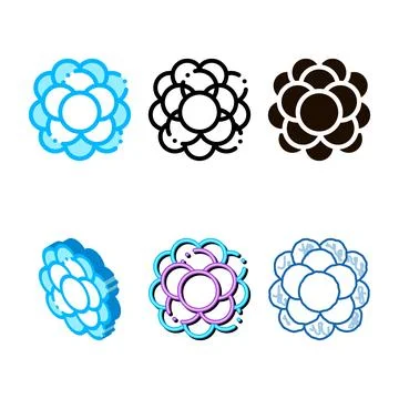 Chemical microscope bacterium vector sign icon diversity Stock Illustration