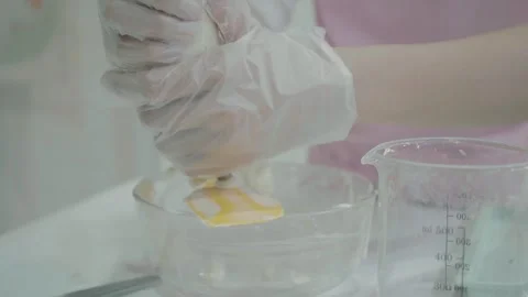 Chemical Mixing Process in Laboratory Setting Stock Footage 316074445