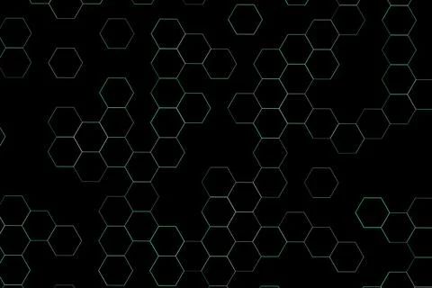 Chemical molecular structure black and white background Stock Illustration