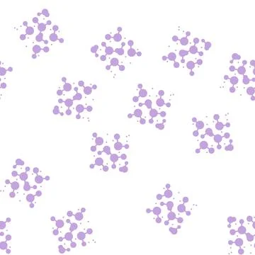 Chemical molecule color icon vector isolated illustration Stock Illustration
