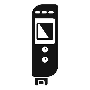 Chemical ph meter icon simple vector. Control level Illustrazione stock