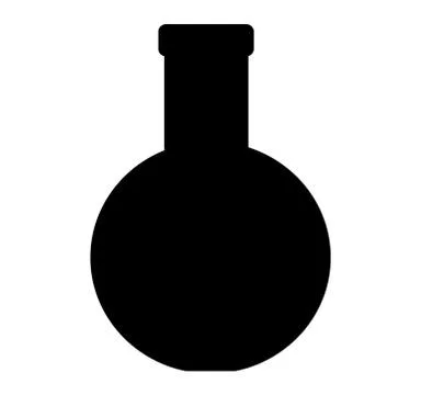 Chemical pot icon with vector Stock Illustration