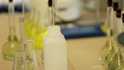 Chemical process Engineering laboratory. Stock Footage 72713995