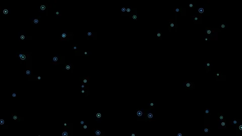 Chemical reaction bubbles on black background overlay 4K Vídeo Stock 336624973
