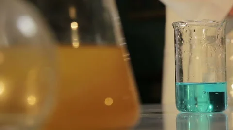 Chemical reaction Stock Footage 53225202