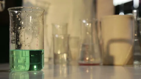 Chemical reaction Stock Footage 53226065