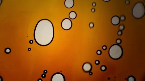 Chemical reaction under microscope Stock Footage 70736844