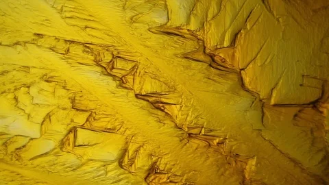 Chemical reaction under microscope Stock Footage 70737385