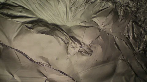 Chemical reaction under microscope Stock Footage 82550328