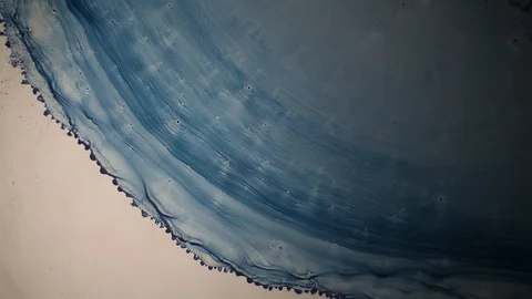 Chemical reaction under microscope Stock Footage 98546627