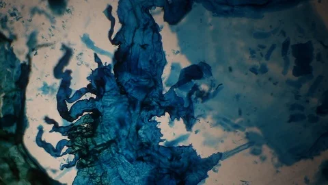 Chemical reaction under microscope Stock Footage 98546659