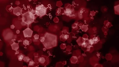 Chemical Red Loop Background Stock Footage 248275265