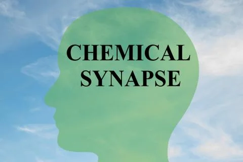 Chemical Synapse concept Illustrazione stock
