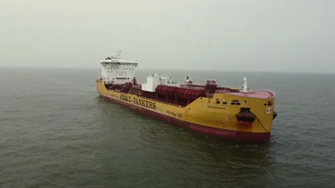 Chemical Tanker ''Stolt Excellence'' Stock Footage 159202053