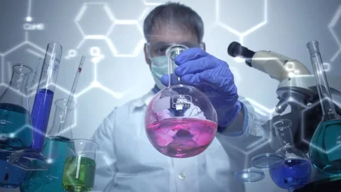 Chemical Test Stock Footage 200739110