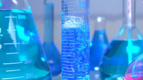 Chemical  Test In Lab 스톡 동영상 200738436