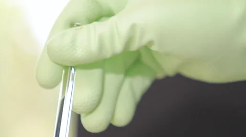 Chemical test in laboratory. Stock Footage 59769181
