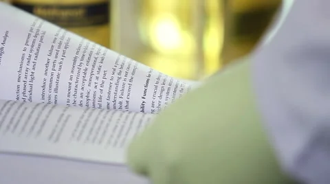 Chemical test in laboratory. Stock Footage 59769946